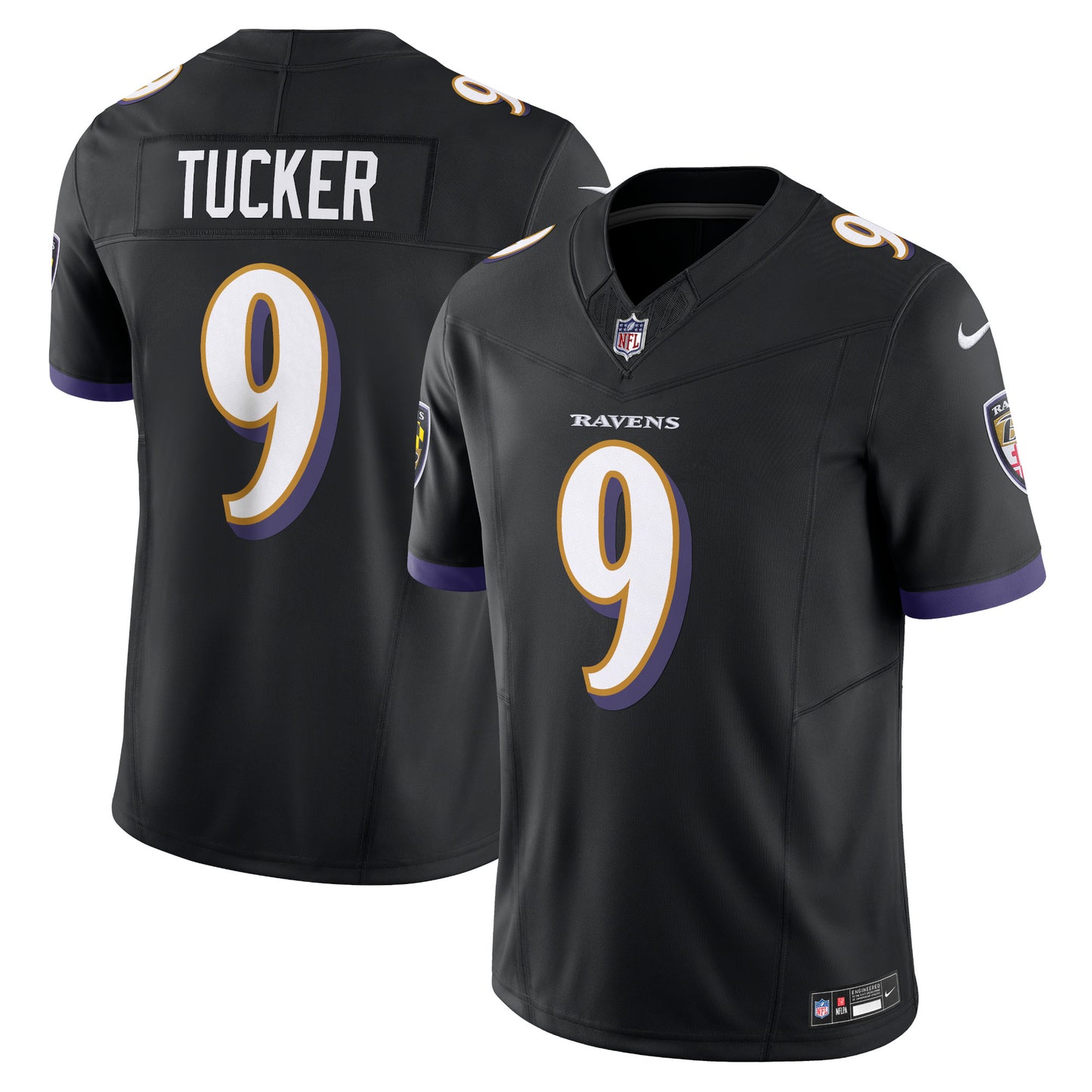Justin Tucker Baltimore Ravens Nike Vapor F.U.S.E. Limited Jersey - Black