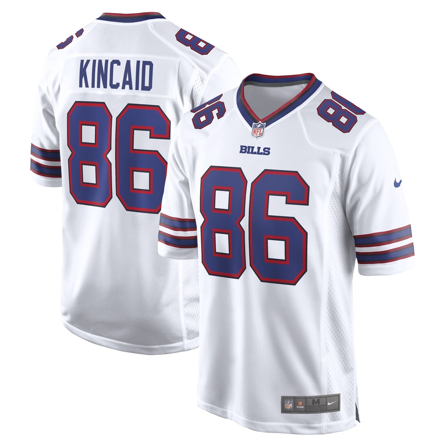 Men's Nike Dalton Kincaid White Buffalo Bills Game Jersey