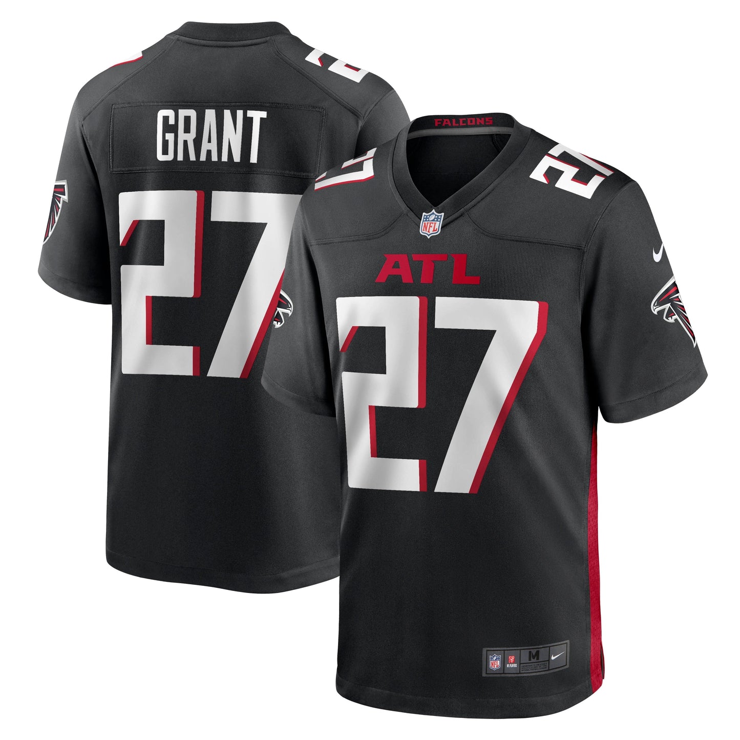 Men's Nike Richie Grant Black Atlanta Falcons Game Jersey