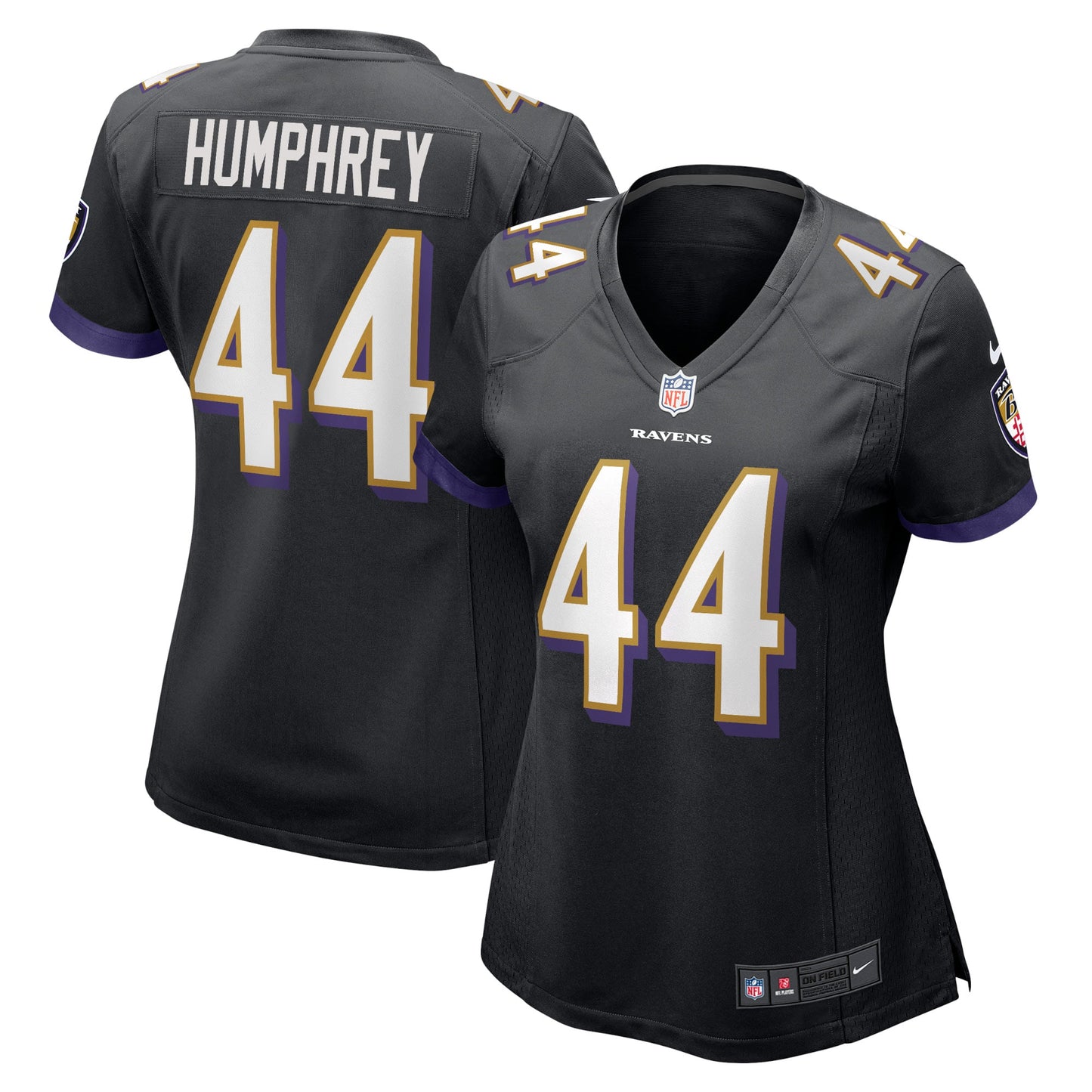 Marlon Humphrey Baltimore Ravens Nike Women's Game Jersey - Black
